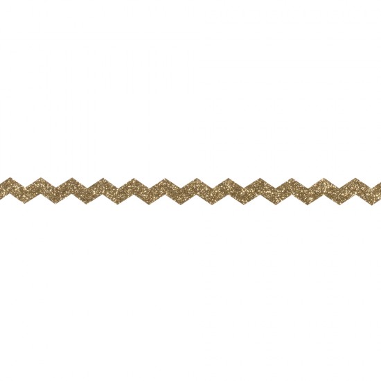 Snur Rayher, adeziv, cu sclipici, dimensiune 15 mm x 5 m, culoare auriu