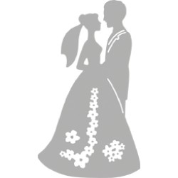 Sizzix stanta Rayher, mire si mireasa, dimensiune 5x8,6cm, 4 piese/set Sizzix stanta Rayher, mire si mireasa, dimensiune 5x8,6cm, 4 piese/set