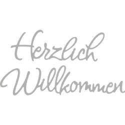 Matrita Rayher, Bun venit (Herzlich Willkommen), 7.3x2.5-9.8x2.4 cm, 2 piese/set