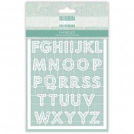 Matrita alfabet Rayher, 26 piese/set
