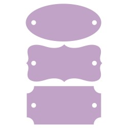 Sizzix stanta Rayher, etichete, dimensiune 4,2x2,2cm, 3 piese/set Sizzix stanta Rayher, etichete, dimensiune 4,2x2,2cm, 3 piese/set