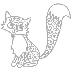 Sizzix stanta Rayher, vulpe, dimeniune 11,3x10,5 cm Sizzix stanta Rayher, vulpe, dimeniune 11,3x10,5 cm
