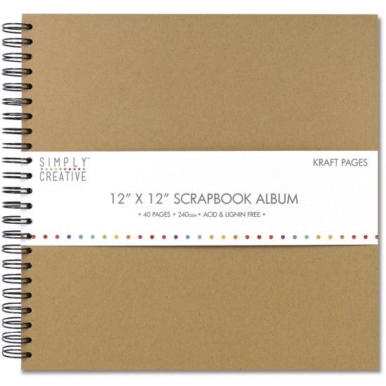 Scrapbooking album Plain, 30.5x30.5cm, 40 pages