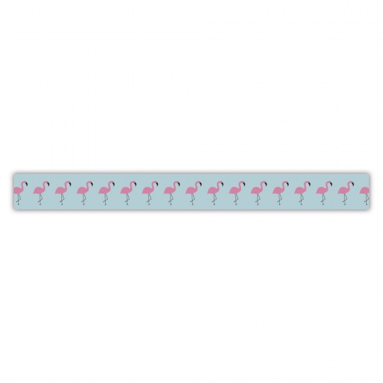 Banda adeziva Flamingos, 15mm, roll 15m