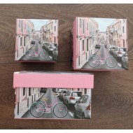 Cutii cadou, carton, DIVERSE MODELE, 3 dimensiuni/set