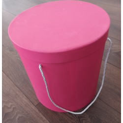 Cutie carton, rotunda, aprox.27x29.5 cm, pretul este pe bucata