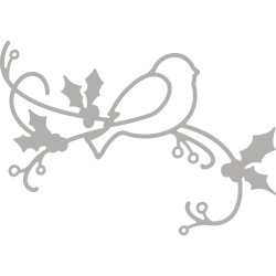 Sizzix stanta Rayher, pasare pe o crenguta, dimensiune 9,9x7 cm Sizzix stanta Rayher, pasare pe o crenguta, dimensiune 9,9x7 cm