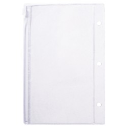 Plastic sleeve with zipper, A5, tab-bag 2 pc Plastic sleeve with zipper, A5, tab-bag 2 pc