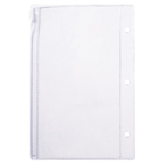 Plastic sleeve with zipper, A5, tab-bag 2 pc