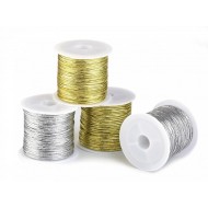 Snur plat 2mm x 25m, auriu