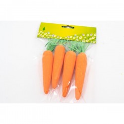 Morcov decorativ , 12cm , 4/set Morcov decorativ , 12cm , 4/set