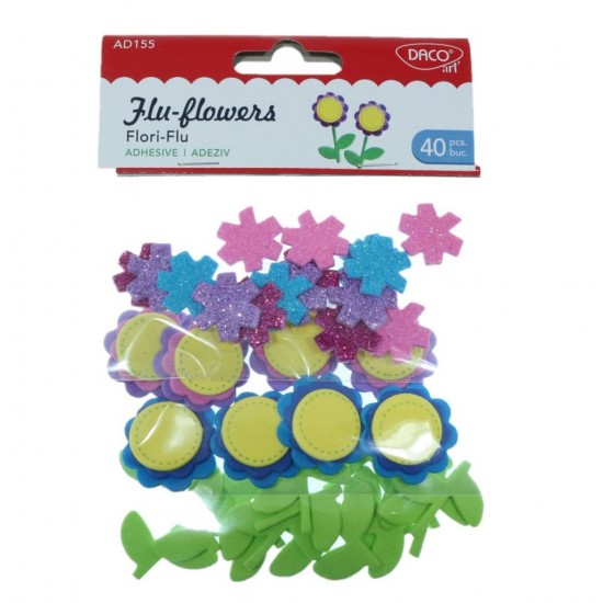 Accesorii craft - AD155 flori spuma autoadeziva DACO
