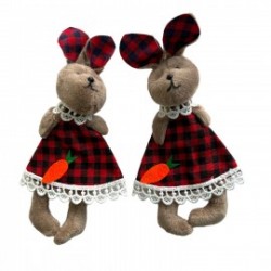 Iepuras decorativ pufos  20X8 cm Iepuras decorativ pufos  20X8 cm