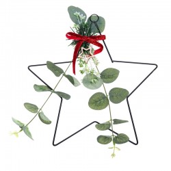 Stea metalica, negru, 3/set, Daco