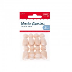 Pion lemn , 8 /set, 3.5cm, Daco Pion lemn , 8 /set, 3.5cm, Daco