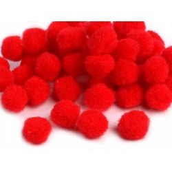 Pomponi rosii 100/set, diametru 10-13mm Pomponi rosii 100/set, diametru 10-13mm