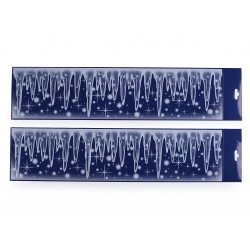 Sticker geam Craciun, 14x59 cm, diverse modele