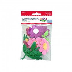 Accesorii craft - AD379 flori sclipici DACO Accesorii craft - AD379 flori sclipici DACO