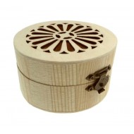 Cutie lemn filigranata9x5 cm