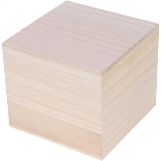 Cutie lemn cub 10.5cm