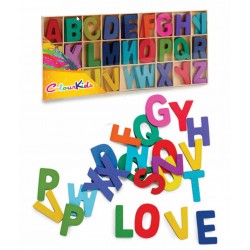 Litere colorate  104/set, 26 litere x 4 Litere colorate  104/set, 26 litere x 4