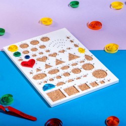 Hartie quilling 42.5X0.5 cm 200/set, DACO, HQ200 Hartie quilling 42.5X0.5 cm 200/set, DACO, HQ200