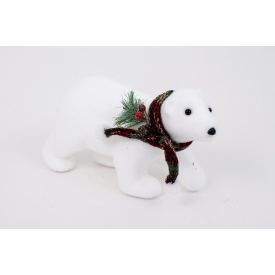 Decoratiune urs polar , 17x32x12 cm