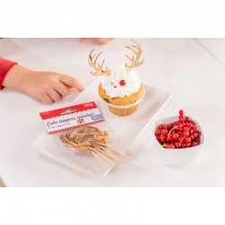 Accesorii craft - AD738 Cake toppers ren DACO, 12/set Accesorii craft - AD738 Cake toppers ren DACO, 12/set