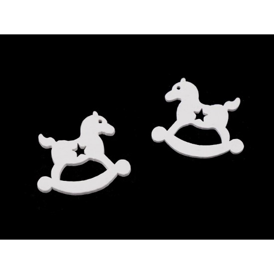 Decoratiune calut din lemn, 12/set