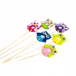 Bufnita pasla, aprox.6x5 cm, pe bat