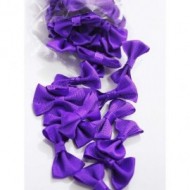 Papion textil , mov inchis , aprox.2.5x4 cm, 25/set