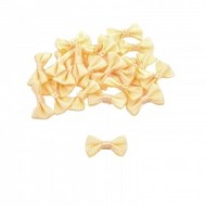 Papion textil , crem , aprox.2.5x4 cm, 25/set