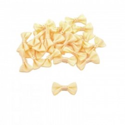 Papion textil , crem , aprox.2.5x4 cm, 25/set Papion textil , crem , aprox.2.5x4 cm, 25/set