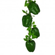 Ardei  gras verde decor pe funie