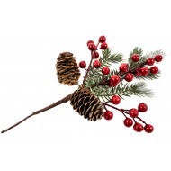 Crenguta decorativa Craciun,30 cm