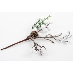 Crenguta decorativa Craciun, 23 cm Crenguta decorativa Craciun, 23 cm