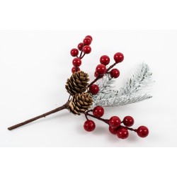 Crenguta decorativa Craciun, 23 cm Crenguta decorativa Craciun, 23 cm