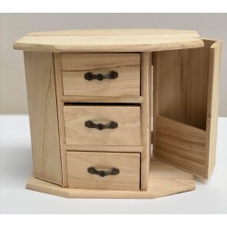 Dulapior lemn cu 3 sertare si 2 usi Dulapior lemn cu 3 sertare si 2 usi