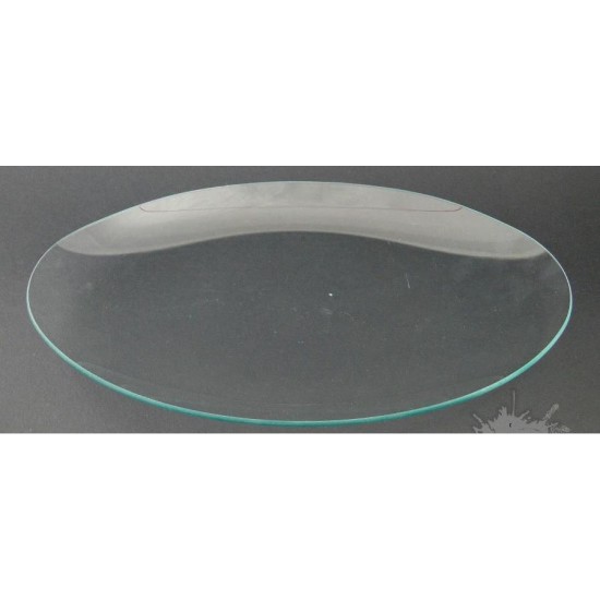 Farfurie sticla, ovala, 14 x 20 cm