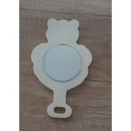  Oglinda din placaj, maner floare