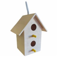 Casuta lemn pasari , 12x12x20.5 cm