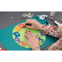 Accesorii craft - AD048 Cifre moosgummi autoadeziva DACO, 120/set