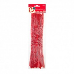 Chenille - sarma plusata AD008R- DACO, 30cm,set 25 bucati