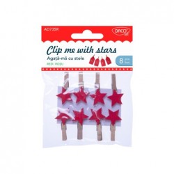Accesorii craft - AD735R Agata-ma cu stele, rosu DACO Accesorii craft - AD735R Agata-ma cu stele, rosu DACO
