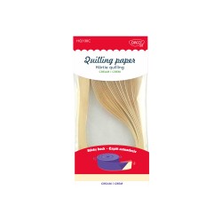 Hartie quilling 42.5X0.5 cm 100/set DACO HQ100C crem Hartie quilling 42.5X0.5 cm 100/set DACO HQ100C crem