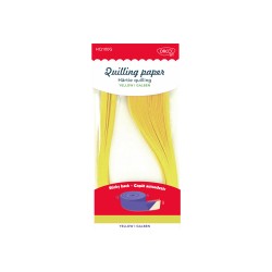 Hartie quilling 42.5X0.5 cm 100/set DACO HQ100G galben Hartie quilling 42.5X0.5 cm 100/set DACO HQ100G galben