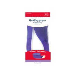 Hartie quilling 42.5X0.5 cm 100/set DACO HQ100M mov Hartie quilling 42.5X0.5 cm 100/set DACO HQ100M mov