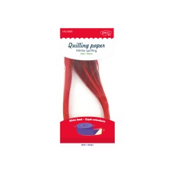 Hartie quilling 42.5X0.5 cm 100/set DACO HQ100R rosu Hartie quilling 42.5X0.5 cm 100/set DACO HQ100R rosu