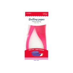 Hartie quilling 42.5X0.5 cm 100/set DACO HQ100RZ roz Hartie quilling 42.5X0.5 cm 100/set DACO HQ100RZ roz