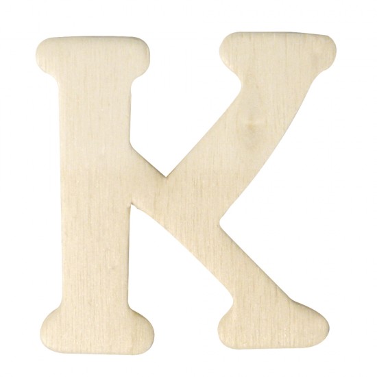 Litera K lemn natur, 4 cm